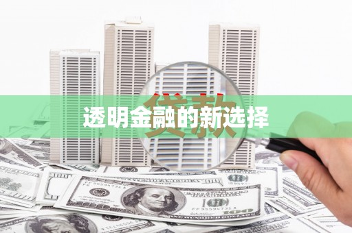 温岭透明金融的新选择