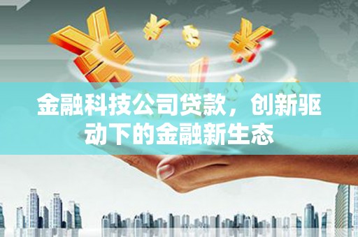 温岭金融科技公司贷款，创新驱动下的金融新生态