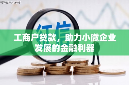 温岭工商户贷款，助力小微企业发展的金融利器