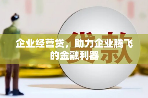 温岭企业经营贷，助力企业腾飞的金融利器