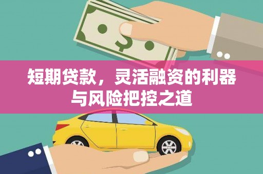 温岭短期贷款，灵活融资的利器与风险把控之道