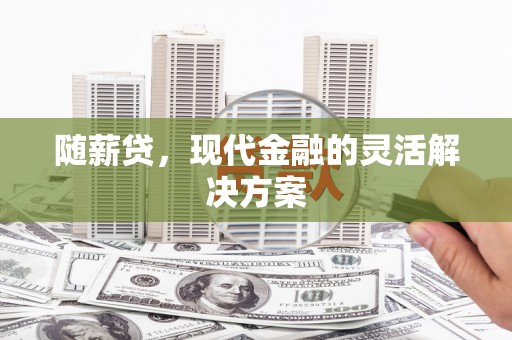 温岭随薪贷，现代金融的灵活解决方案