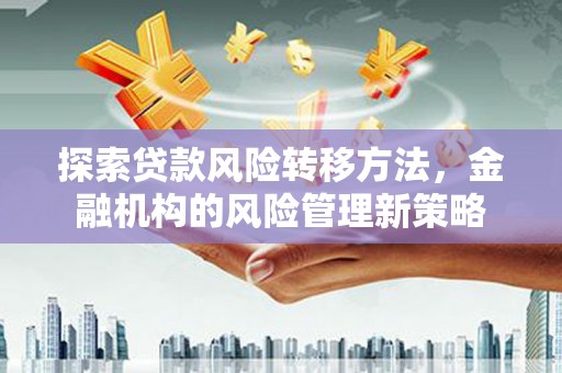温岭探索贷款风险转移方法，金融机构的风险管理新策略
