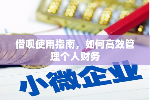 温岭借呗使用指南，如何高效管理个人财务