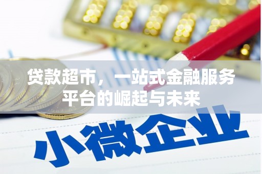 温岭贷款超市，一站式金融服务平台的崛起与未来