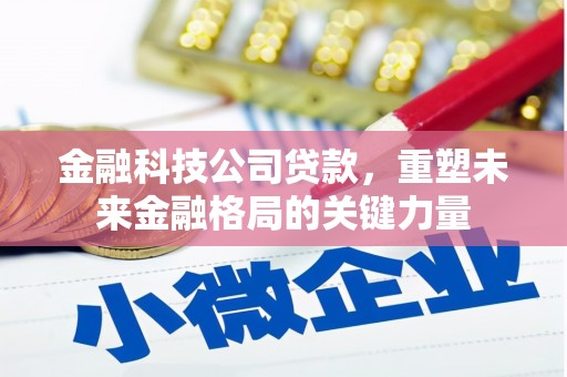 温岭金融科技公司贷款，重塑未来金融格局的关键力量