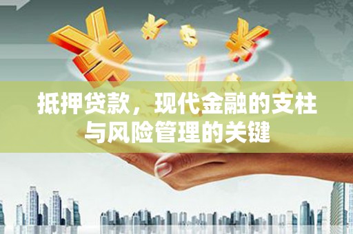 温岭抵押贷款，现代金融的支柱与风险管理的关键
