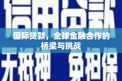 温岭国际贷款，全球金融合作的桥梁与挑战