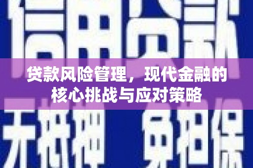 温岭贷款风险管理，现代金融的核心挑战与应对策略