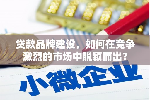 温岭贷款品牌建设，如何在竞争激烈的市场中脱颖而出？
