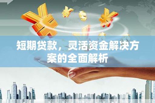 温岭短期贷款，灵活资金解决方案的全面解析