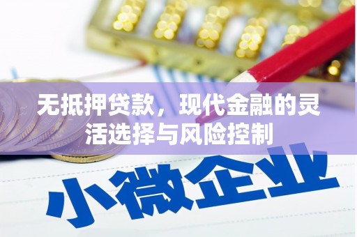 温岭无抵押贷款，现代金融的灵活选择与风险控制