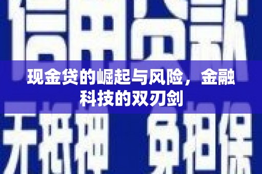 温岭现金贷的崛起与风险，金融科技的双刃剑