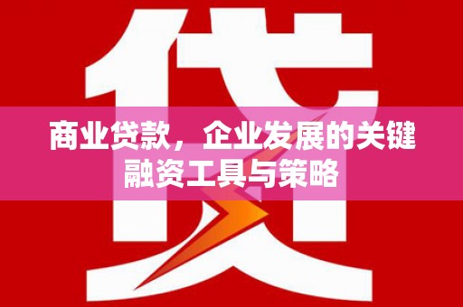 温岭商业贷款，企业发展的关键融资工具与策略