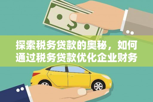 温岭探索税务贷款的奥秘，如何通过税务贷款优化企业财务