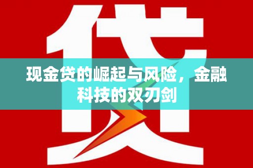 温岭现金贷的崛起与风险，金融科技的双刃剑