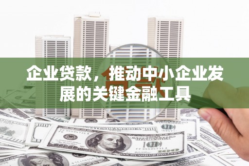 温岭企业贷款，推动中小企业发展的关键金融工具