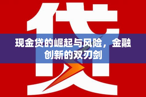 温岭现金贷的崛起与风险，金融创新的双刃剑
