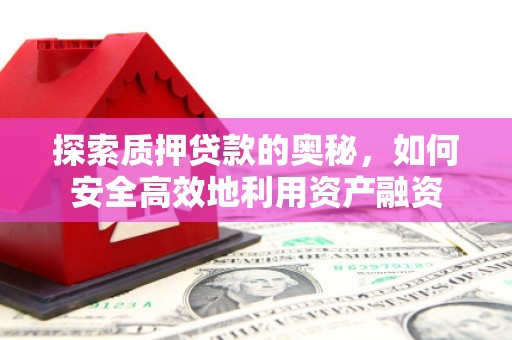 温岭探索质押贷款的奥秘，如何安全高效地利用资产融资