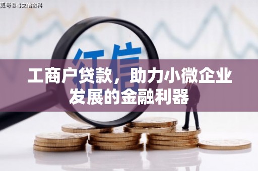 温岭工商户贷款，助力小微企业发展的金融利器