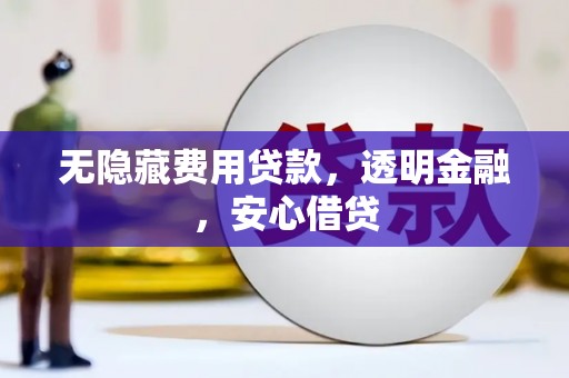 温岭无隐藏费用贷款，透明金融，安心借贷