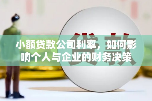 温岭小额贷款公司利率，如何影响个人与企业的财务决策