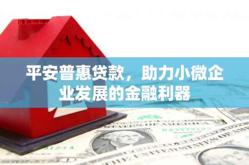 温岭平安普惠贷款，助力小微企业发展的金融利器