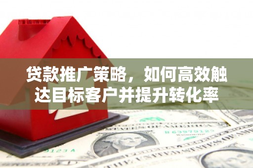 温岭贷款推广策略，如何高效触达目标客户并提升转化率