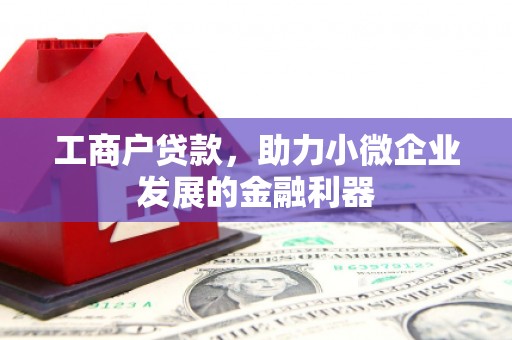 温岭工商户贷款，助力小微企业发展的金融利器