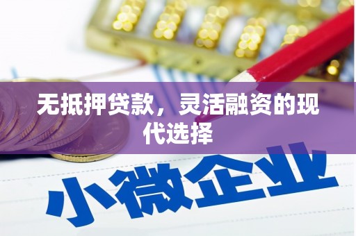 温岭无抵押贷款，灵活融资的现代选择