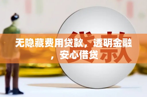 温岭无隐藏费用贷款，透明金融，安心借贷