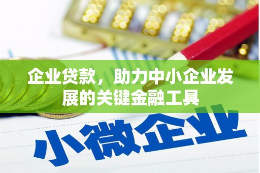 温岭企业贷款，助力中小企业发展的关键金融工具