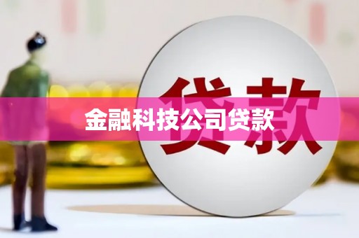 温岭金融科技公司贷款