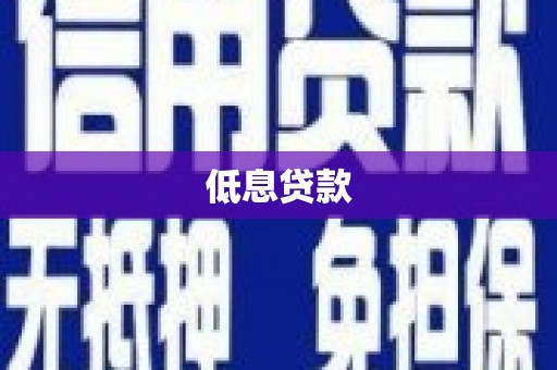 温岭低息贷款