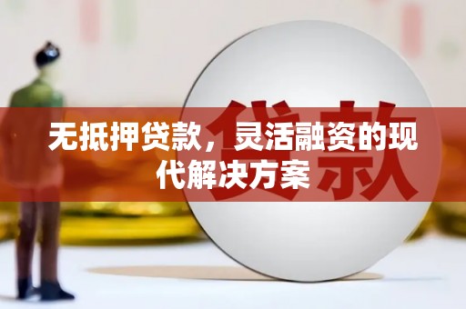 温岭无抵押贷款，灵活融资的现代解决方案