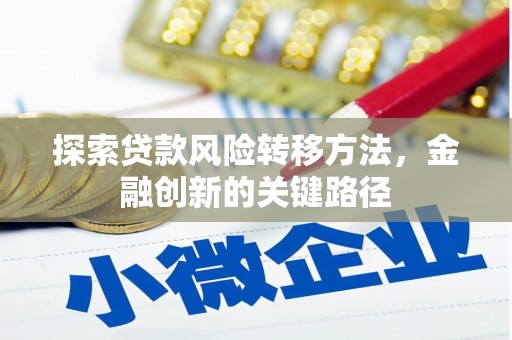温岭探索贷款风险转移方法，金融创新的关键路径
