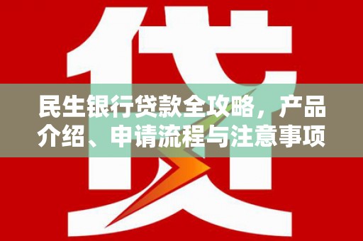 温岭民生银行贷款全攻略，产品介绍、申请流程与注意事项